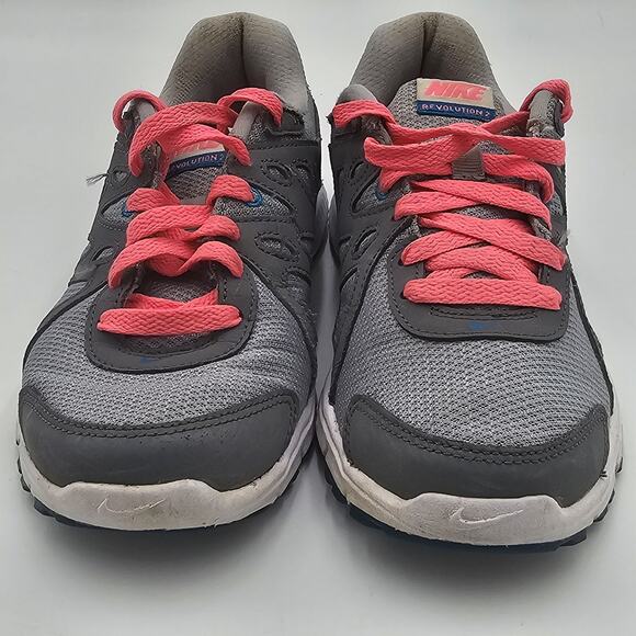 Nike Women's 7 Shoe Revolution 2 Athletic Running Sneaker 554900-006 Gray - Picture 4 of 12